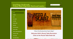 Desktop Screenshot of goodhopehardwoods.com
